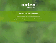 Tablet Screenshot of inatec.com.pe